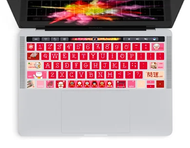 Золотой Чехол-клавиатура для Apple Macbook Pro MAC Air 12 13 15 retina, мягкие наклейки на клавиатуру, защита от пыли и воды, чехол для клавиатуры - Цвет: Золотой