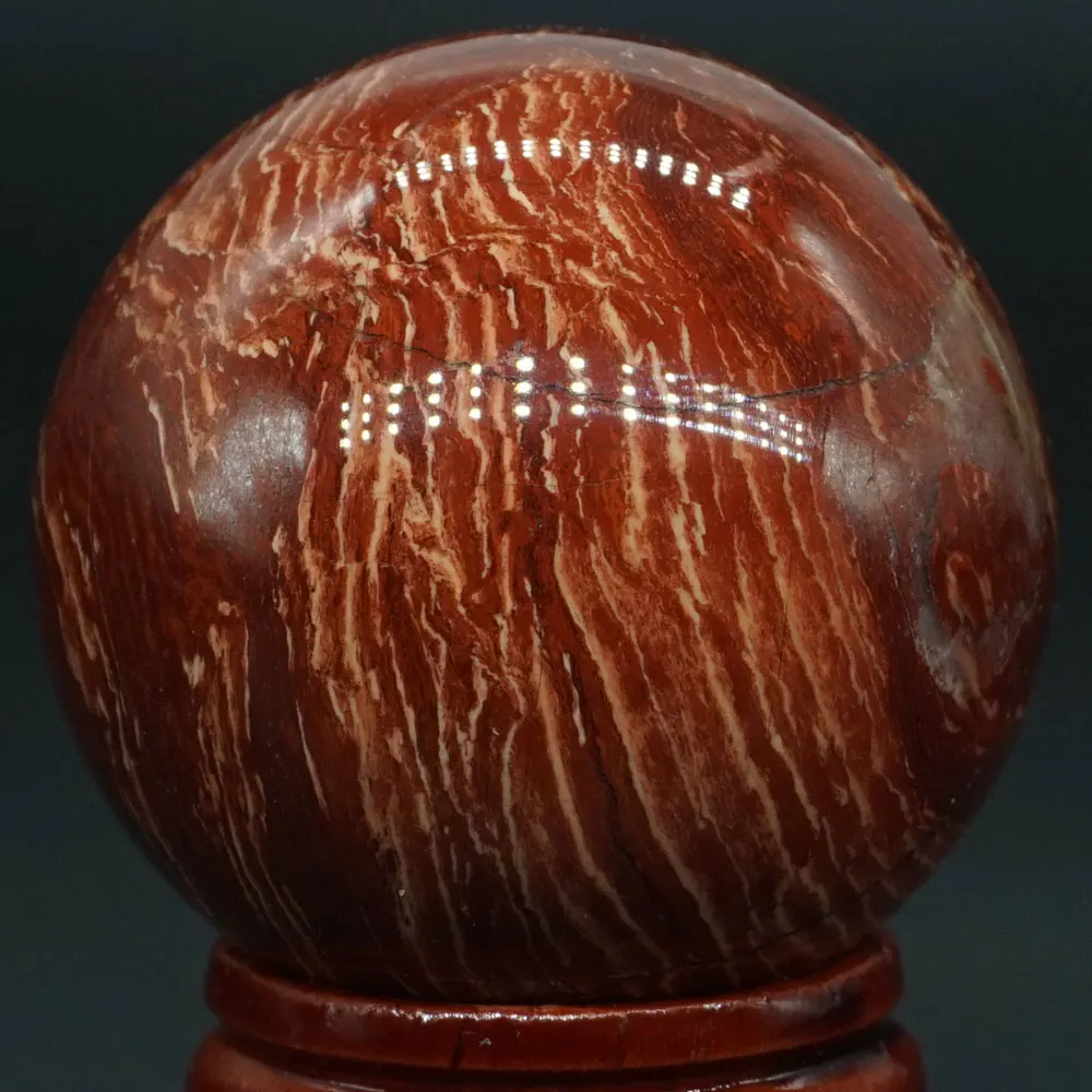 40 мм натуральный драгоценный камень бандана яшма хрустальный шар рейки