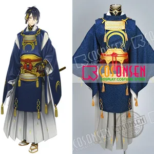 Костюм для косплея ONSEN The Sword Dance Touken Ranbu Mikazuki Munechika, полный комплект с доспехаминагрудником