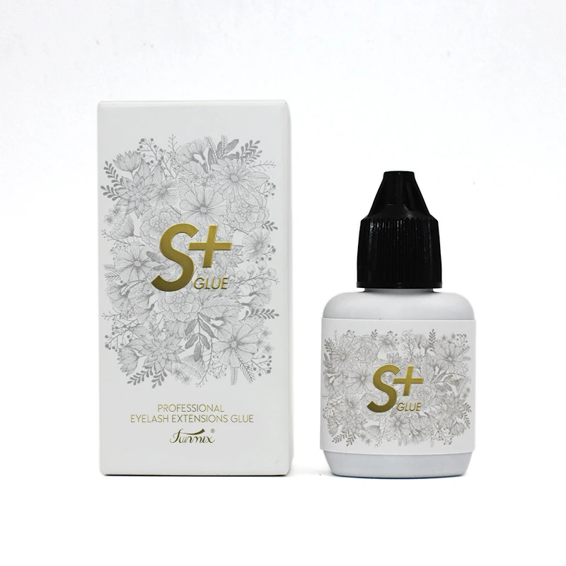 

New 1-2s dry time Most Powerful Fastest Korea lash Glue S+ for Eyelash Extensions MSDS Adhesive 10ml