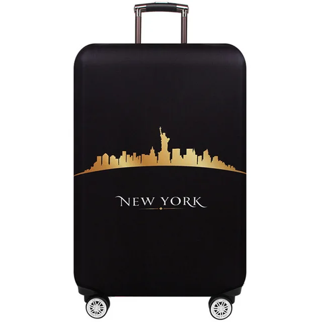 C-Luggage cover HMUNII, модные аксессуары для путешествий, чехол для багажа, чехол для костюма, защитный Пылезащитный Чехол, стрейчевый чехол для костюма, чехол, сумка S/M/L/XL - Цвет: C-Luggage cover