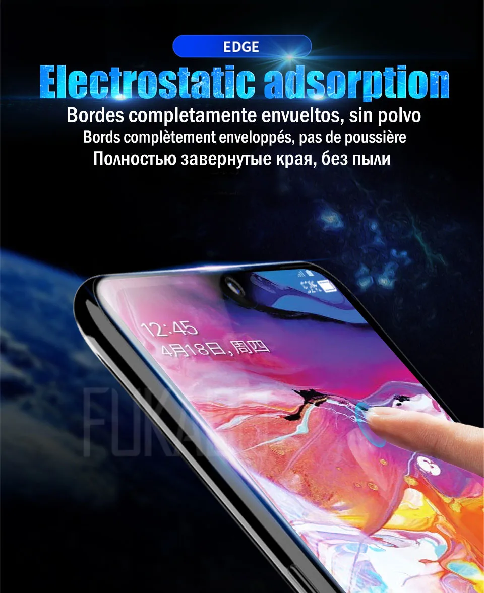 10D Защита экрана для самсунг гидрогелевая пленка samsung Galaxy S10 S9 S8 Plus S10e Note 9 8 гидрогель для samsung A7 A5 S7 EDGE мягкая защитная пленка пленка not стекло