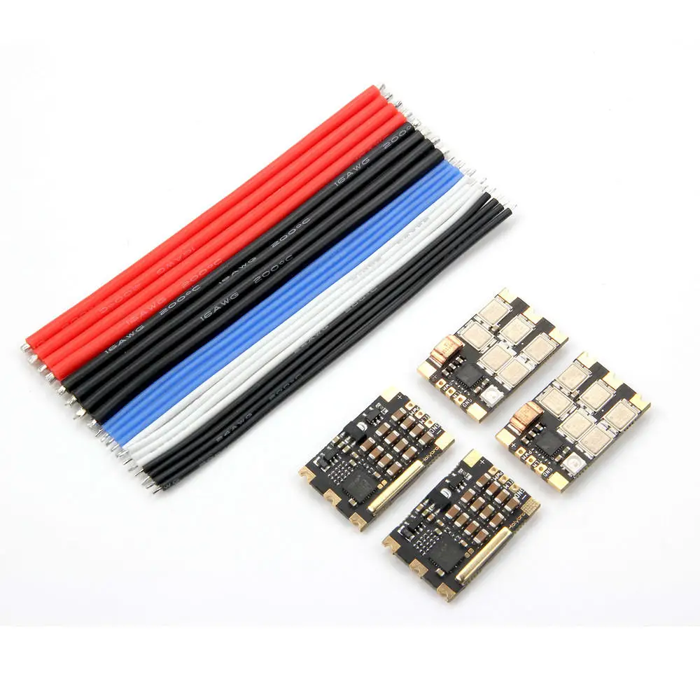 Контроллер полета Holybro Kakute F7 AIO OSD BEC и Atlatl HV V2 FPV передатчик 4 шт. 65A BL_32 Tekko32 F3