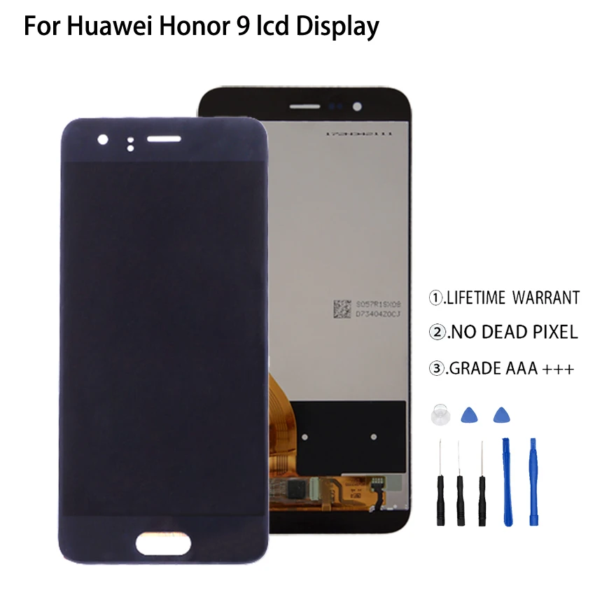 Оригинальный Для Huawei Honor 9 ЖК дисплей кодирующий преобразователь сенсорного