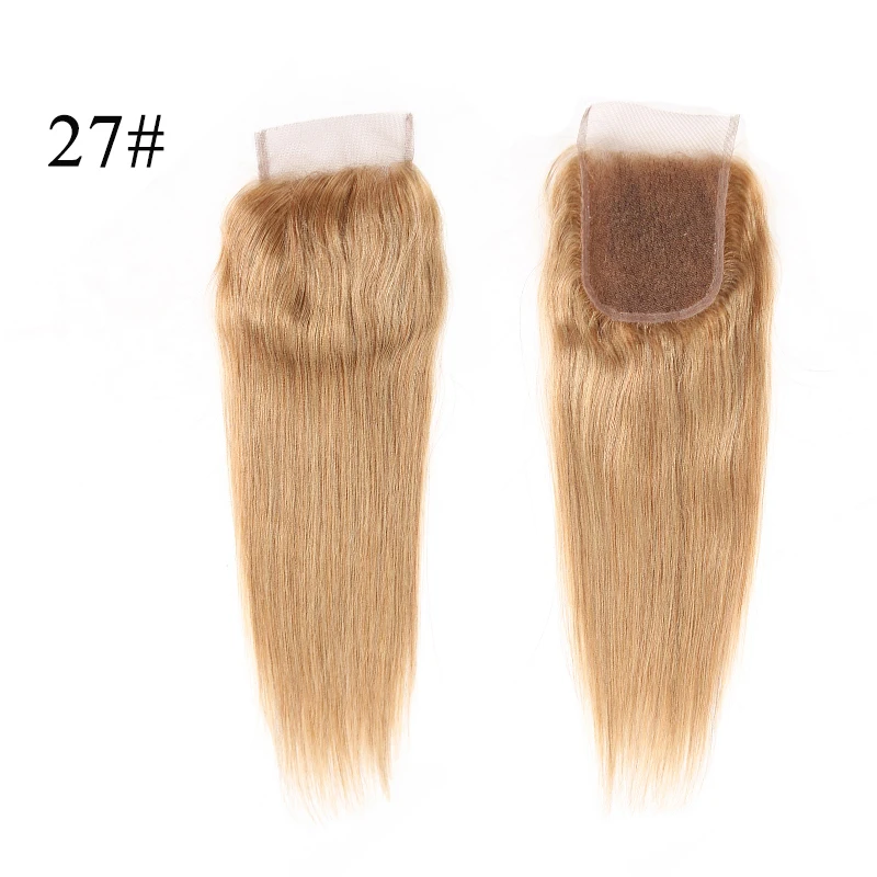 AddBeauty 4x4 кружева Закрытие прямой Remy бразильский свободный средний часть