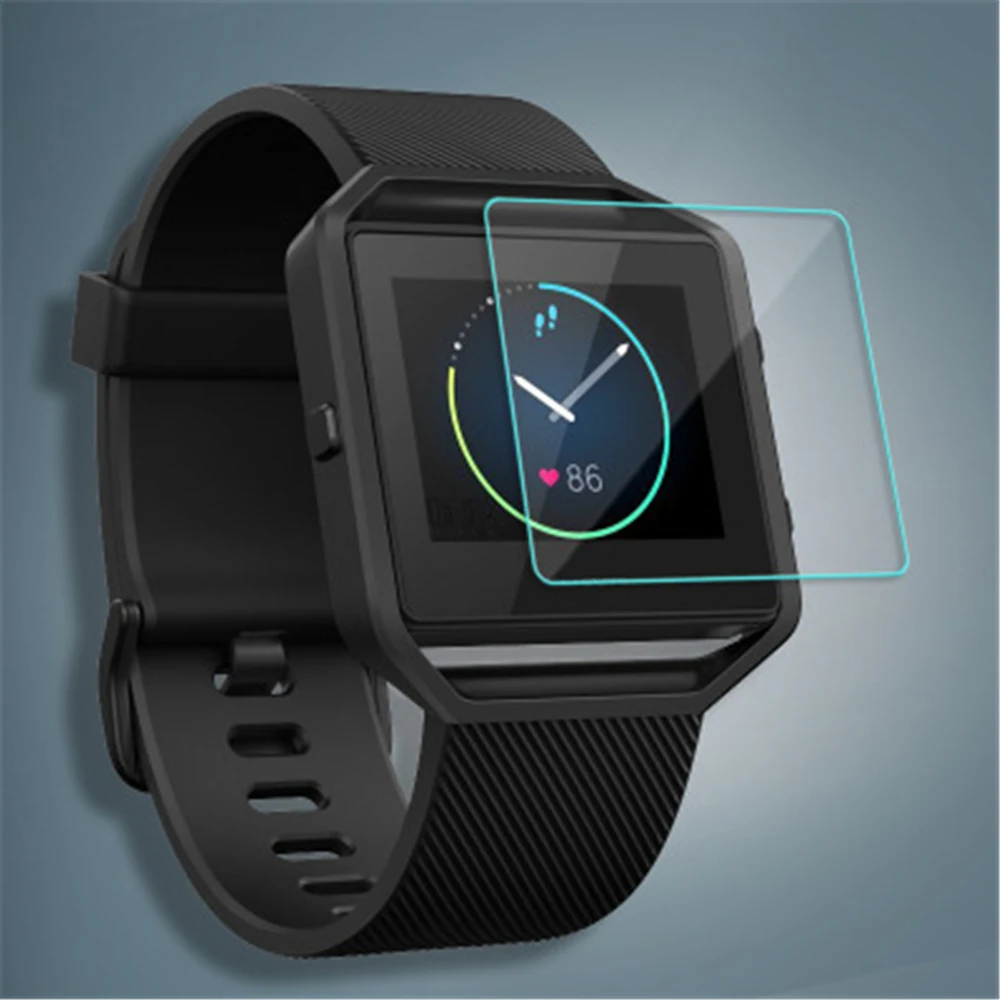 1 шт./2 шт. 9H 2.5D Закаленное стекло для Fitbit Blaze Premium Защитная пленка экрана смарт