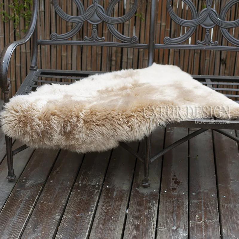 CX-D-112C Throw Rug Australian Sheepskin Hairy Carpet for Living Room Bedroom Area Rugs Mat | Дом и сад