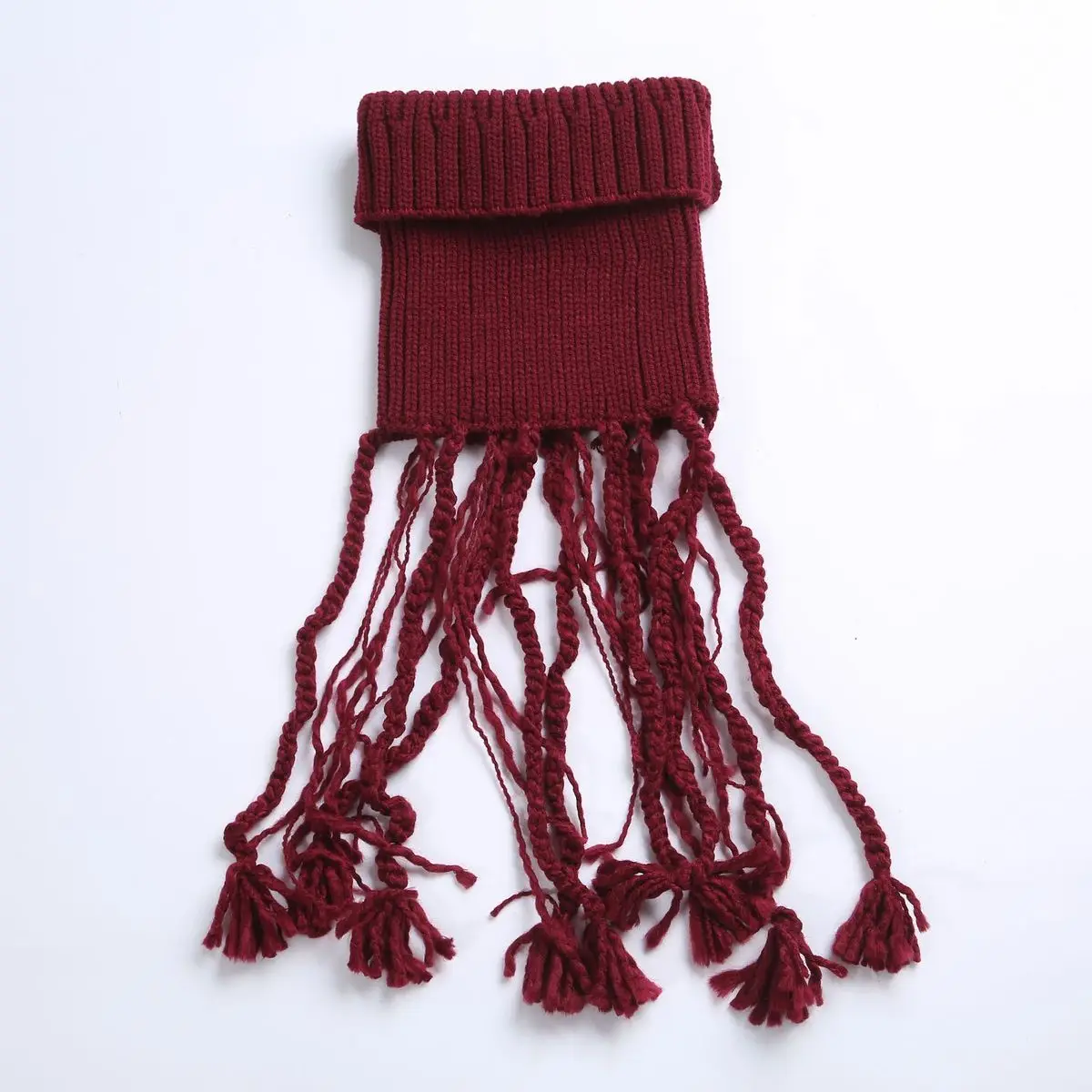 

Fashion Women Solid Winter Hats Knitted Wool Straight Striped Funny Dirty Braids Wig Ladies Soft Warm Beanies Women Hip-hop Hats