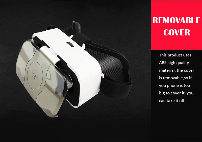 VR Shinecon Коко гарнитуры 3D Очки виртуальной реальности Googles передняя крышка шлем