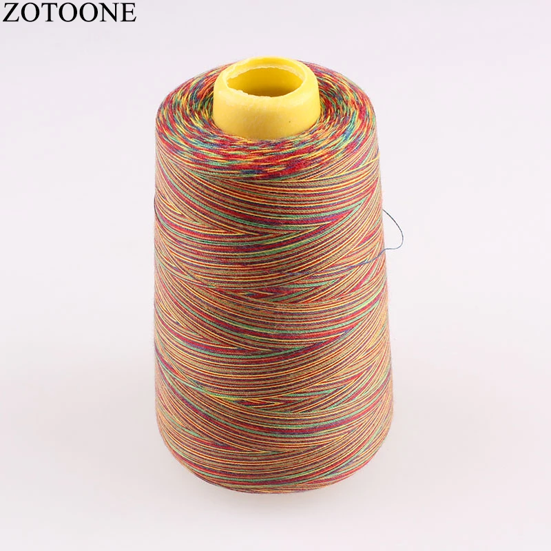 ZOTOONE DIY 40S/2 3000Y красочная швейная нить катушка полиэстер Швейные бедра вышивальная