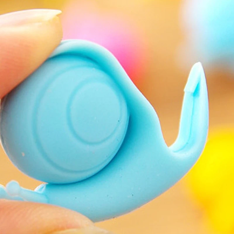 5 шт./лот силиконовые чайные пакетики в форме улитки набор конфетных цветов