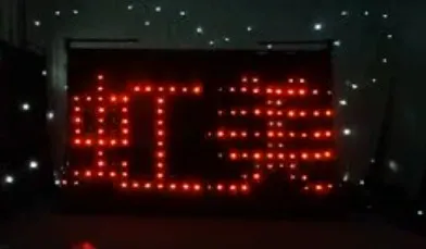 P18 см 2 м * 3 гибкий светодиодный видео занавес для украшения сцены/Клубная