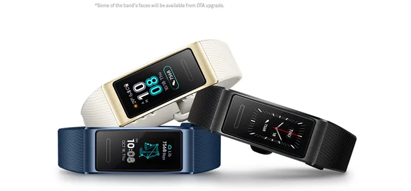 Huawei Band 3 PRO браслет Samrt активности сердечного ритма фитнес-трекер Шагомер водонепроницаемый gps монитор