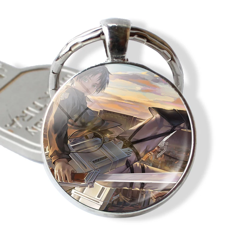 Брелок для ключей из аниме атака на Титанов|attack on titan keychain|keychain keyringkey holder |