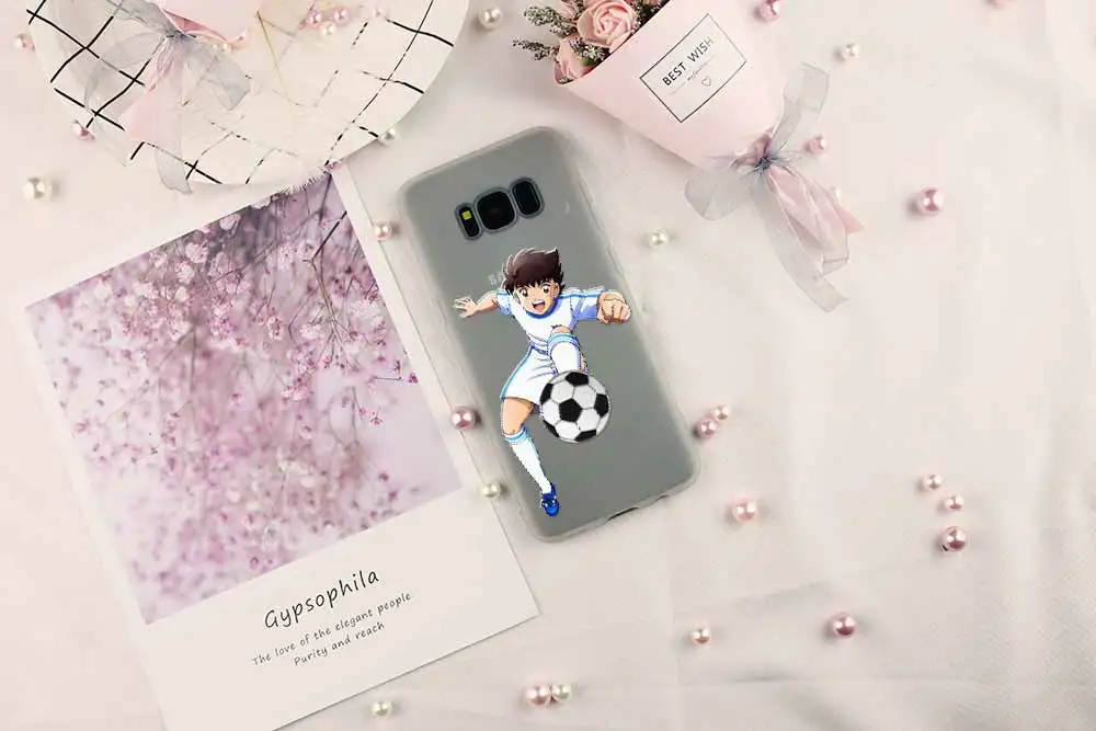 Чехол для Samsung Galaxy S8 S9 S10 S20 S21 Plus Uitra Lite Ultra Cover S10E S7 Edge Captain Tsubasa Ozora Genzo football|Бамперы| |