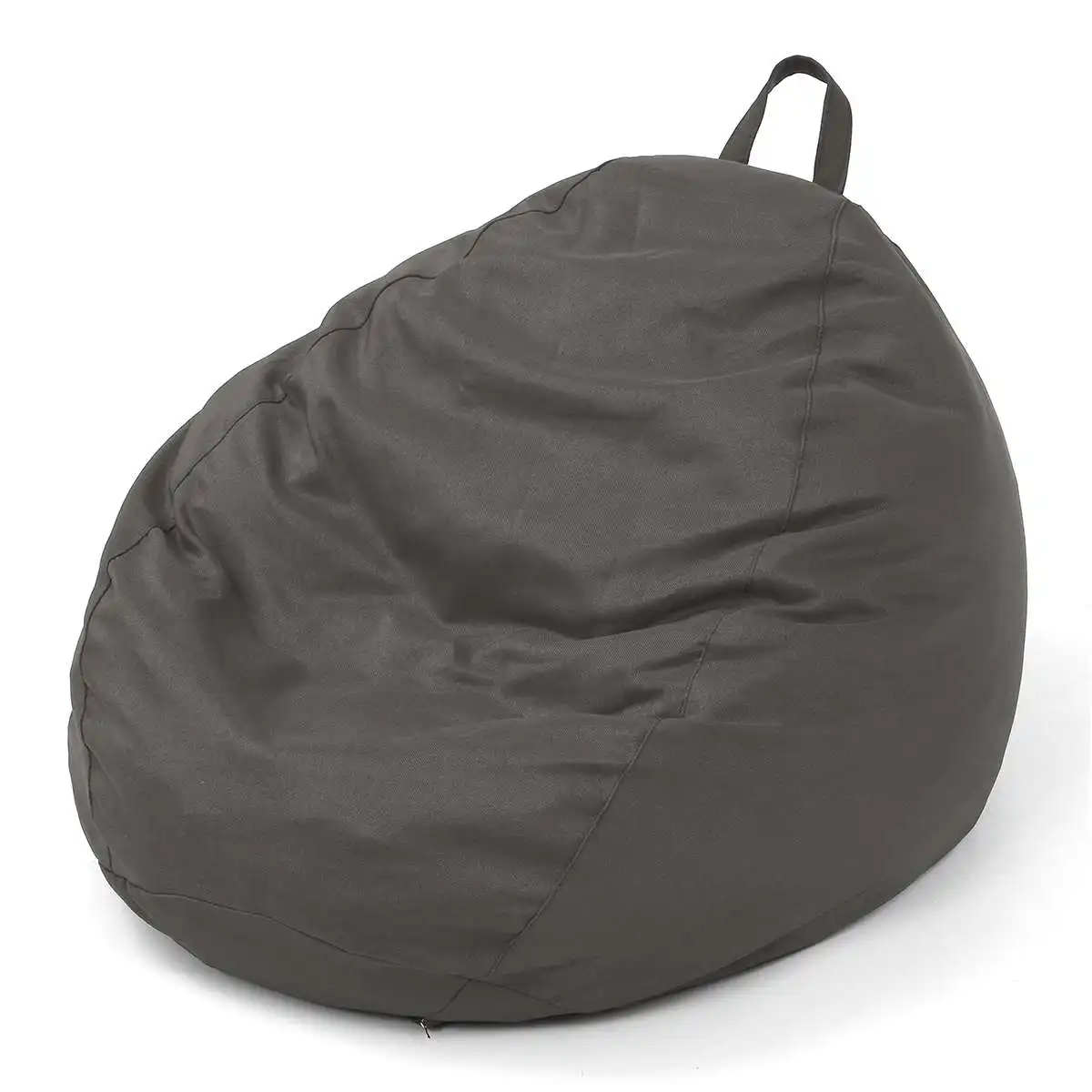 13 цветов, ленивый BeanBag, чехлы для диванов, стулья без наполнителя, льняная ткань, шезлонг, кресло, мешок для фасоли, пуховый диван, татами, гостиная - Цвет: Dark Gray