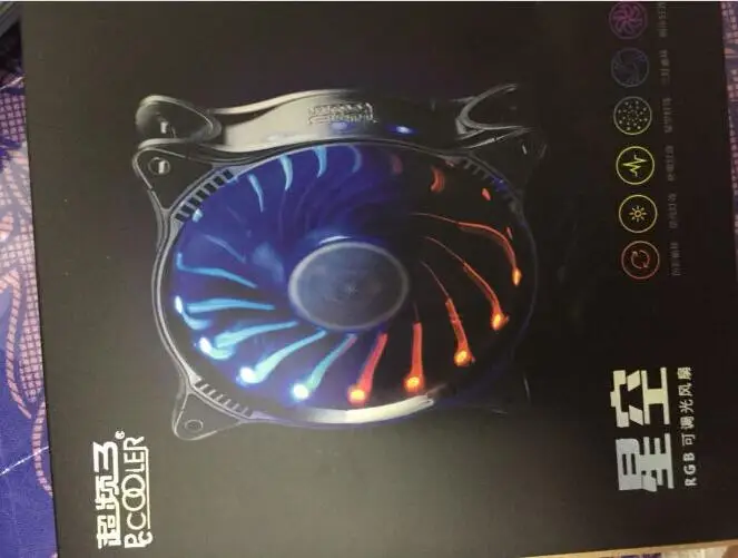 Pccooler вентилятор rgb 12 см чехол для компьютера ПК Вентилятор охлаждения довольно RGB magic регулируемый светодиодный 120 мм радиатор процессора охладитель воды пылевой фильтр