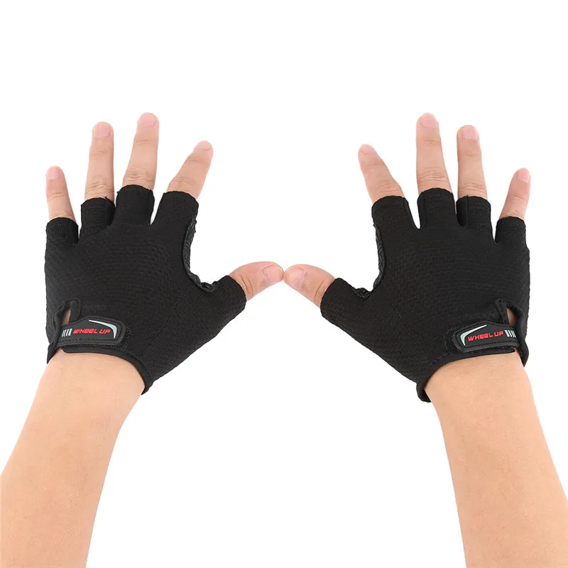 Перчатки велосипедные с открытыми пальцами дышащие для езды на велосипеде