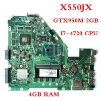 x550jx motherboard gtx950m2gb i7 4720hq mainboard for asus x550j x550jk fx50j a550j k550j w50j laptop motherboard