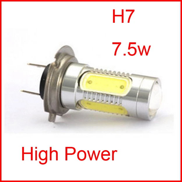 NewArrival H7 7 5 W с объективом Автомобильные светодиодные передние фары высокий низкий
