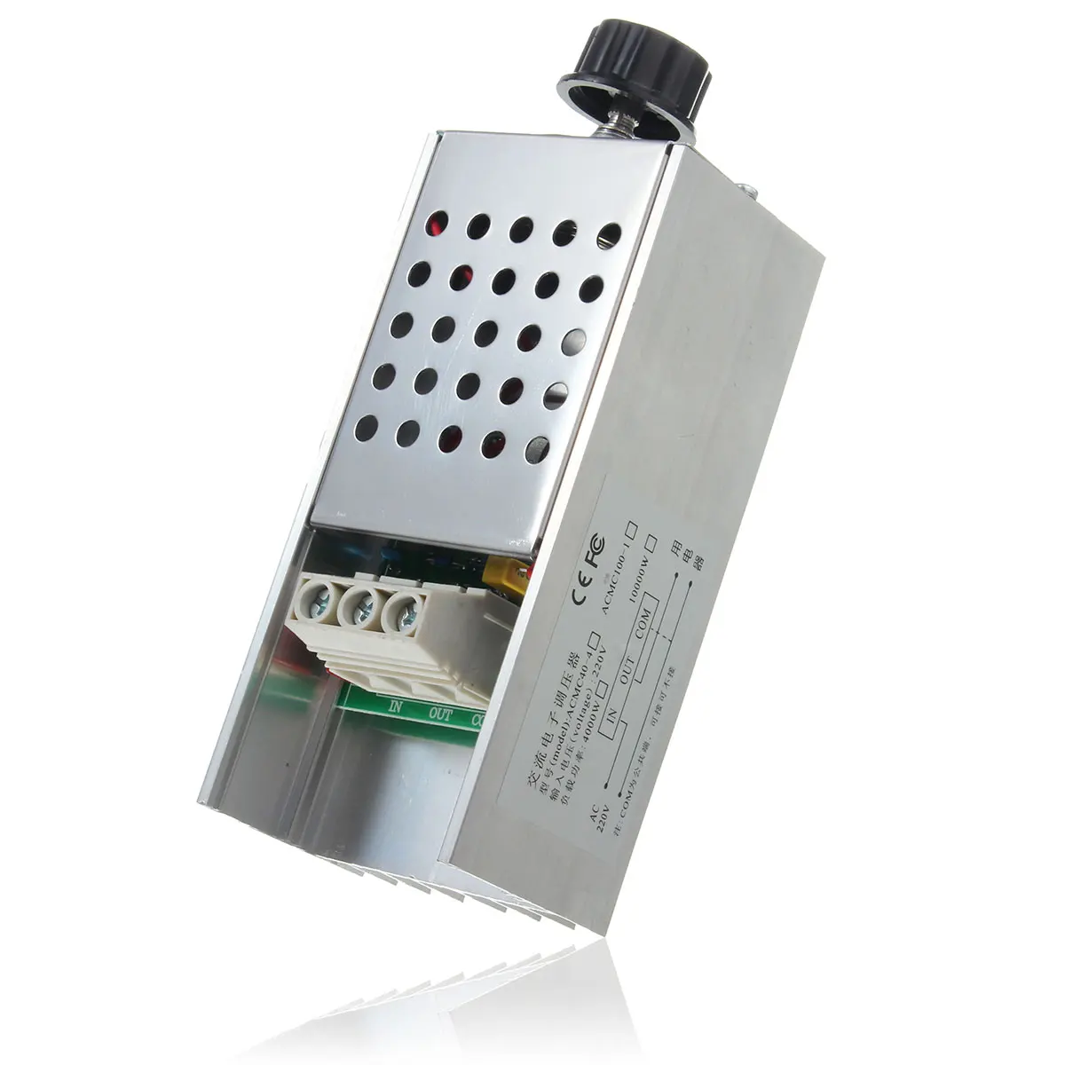 AC 220V 25A 10000W высокая мощность SCR регулятор напряжения регулятор скорости Диммер термостат для электрической печи водонагреватель лампа