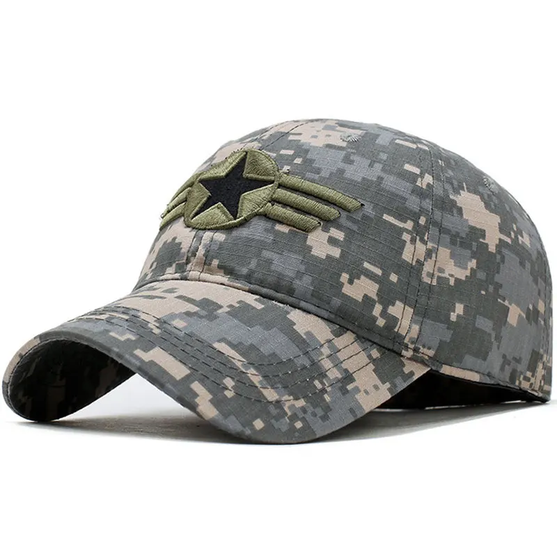Мужская Бейсболка Военная армейская Кепка SWAT Snapback камуфляжная кепка для