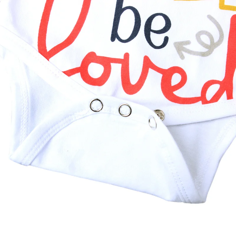 New Brand Summer Cute Baby One-Piece Clothing Cotton Short-Sleeved Girl Boy Clothes Letters Newborn | Детская одежда и обувь