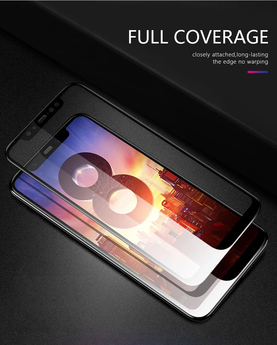 Защитное стекло CHYI для экрана xiaomi PocoPhone F1 2.5D 9 H, олеофобное покрытие из закаленного стекла для redmi 6 6A 5 plus S2 Mi8, полный клей