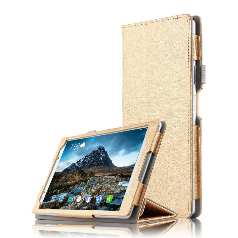golden gsw Чехол для lenovo Tab4 TAB 4, 8 TB-8504X TB-8504F N " Tablet крышка Чехлы Защитные из искусственной кожи tab4 tb 8504/n 8 дюймов, защита для стекла - Цвет: golden gsw