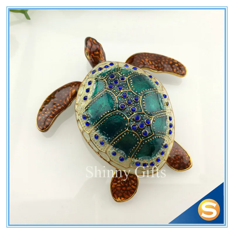 Морская черепаха украшенная стразами брикет коробка (случайный цвет)|box box|box studsbox