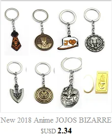 Аниме JOJOS Необычные Приключения брелок в виде маски DIO Металл убийца королева брелок держатель Higashikata Josuke для женщин мужчин ювелирные изделия llaveros