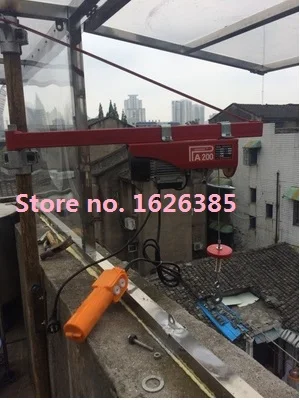 500-1000 кг 12-30M 220V 50Hz 1-фазный мини Электрический Стальной Трос Лебедки, мини-блок, крановое оборудование подъема