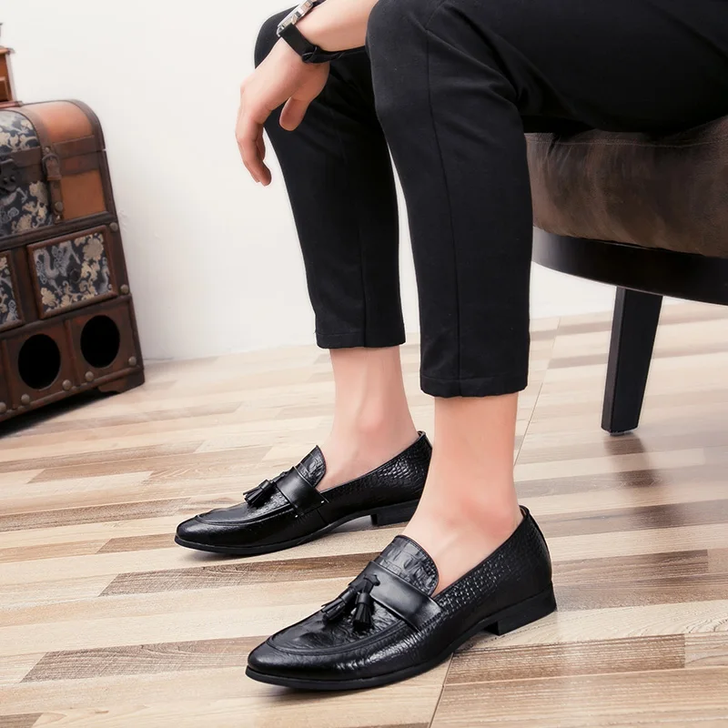 Мужские модельные туфли-броги Свадебные туфли Уличные лоферы zapatos de hombre vestir