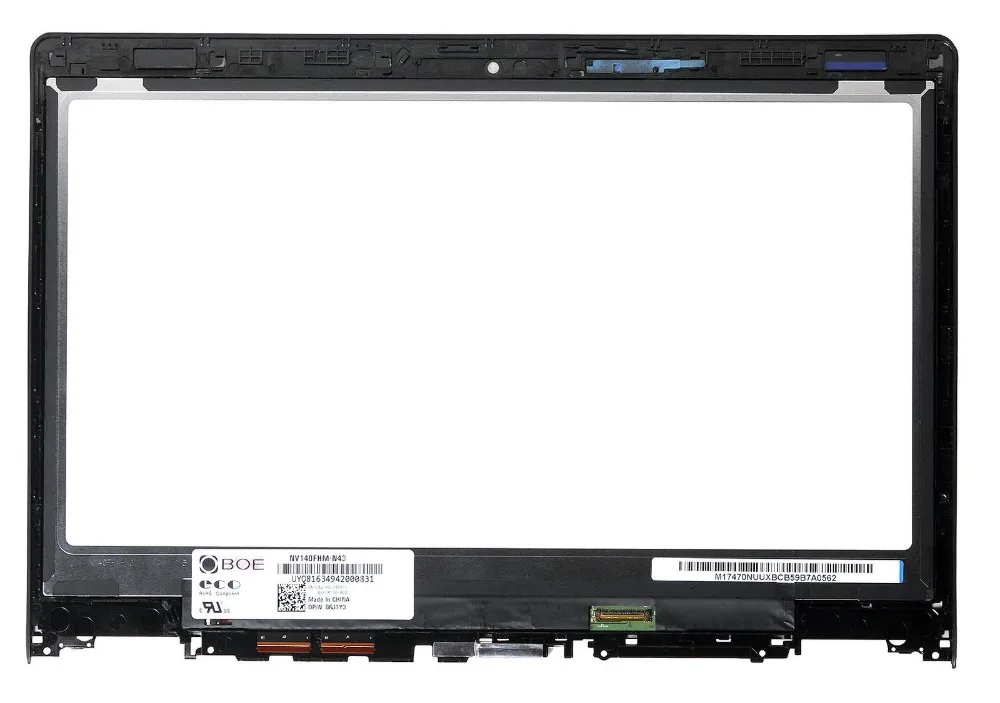 JIANGLUN для Lenovo Yoga 3 14 5DM0G74715 80JH ЖК сенсорный экран дигитайзер в сборе рамка|touch screen|touch