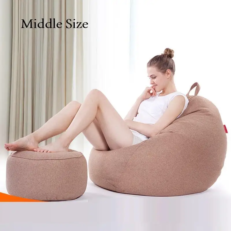 Totoro Sedia кровать Pouf cdir Silla Boozled Ouro Stoelen Kanepe Puf Koltuk Cadeira Puff Asiento Beanbag кресло мешок диван - Цвет: Version D
