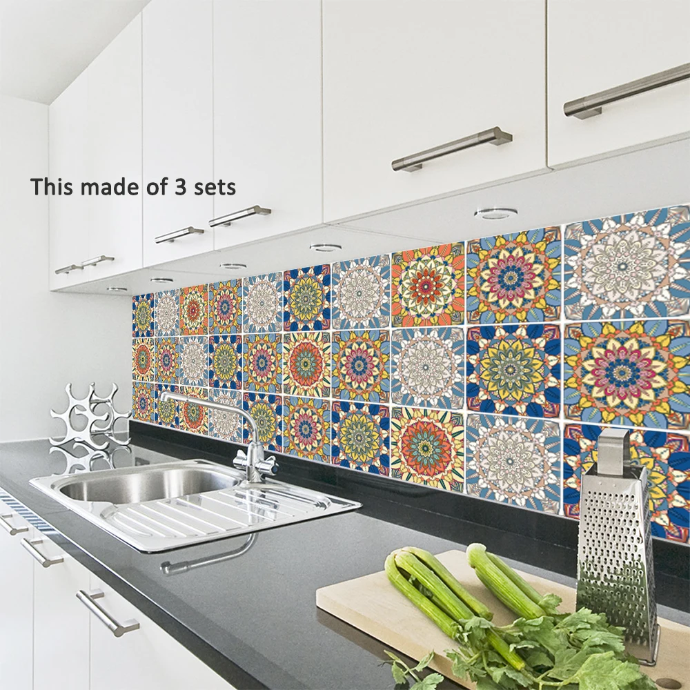 3D Наклейка на стену для гостиной кухни ванной комнаты брызги Виниловая наклейка