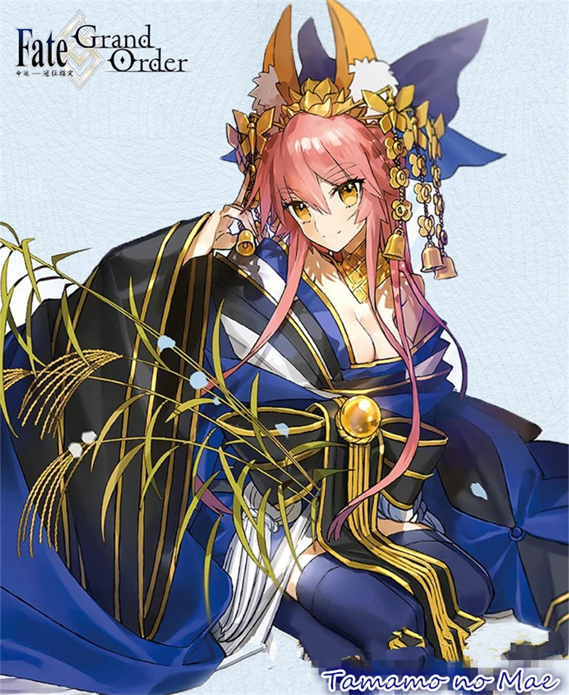 FGO Tamamo сценический Косплей Fate/Grand Order Tamamo no Mae женский костюм для косплея платье кимоно Tamamo костюмы на Хэллоуин