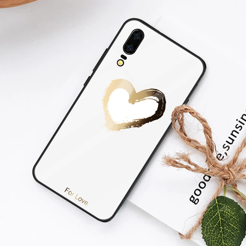 4 Чехол из закаленного стекла для телефона для huawei Honor 10 8X Nova 3 3i чехол с узором для huawei mate 20 P20 Pro mate 10 Lite чехол с принтом - Цвет: 4