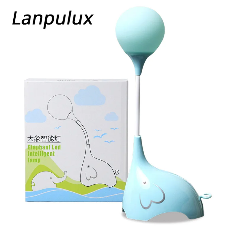 Lanpulux Маленький слон настольная лампа Креативный дизайн мультфильм прекрасный