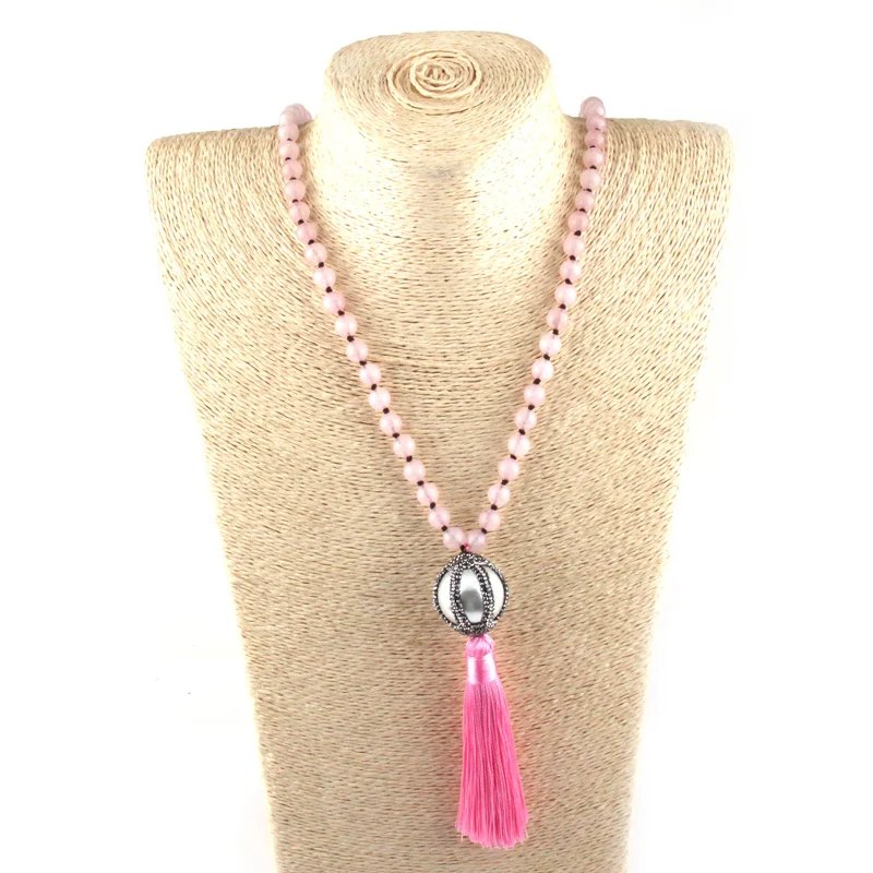 Бесплатная доставка модный натуральный Амазонит камень бусина с узлом кристаллы