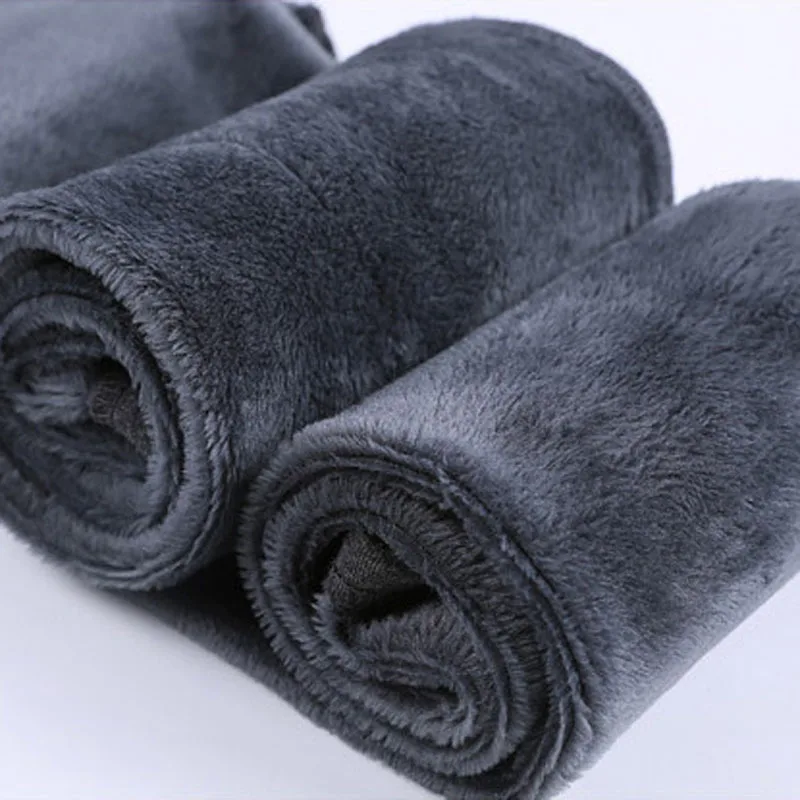 Теплые женские облегающие штаны с флисом большие размеры S 4XL юбка + длинные брюки