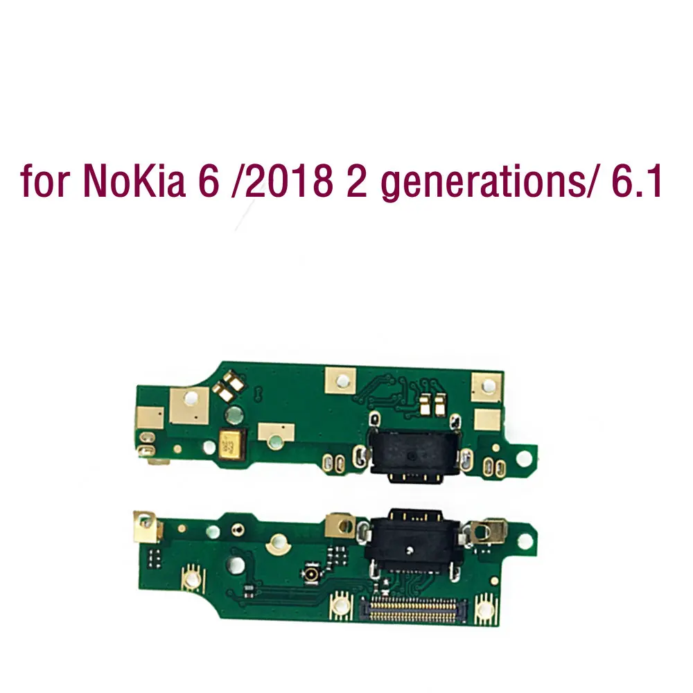 Usb порт для зарядки док станция разъем плата гибкий кабель с микрофоном NoKia 6/2018 2
