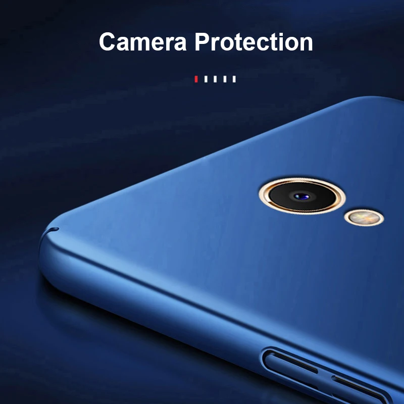 MAKAVO для Meizu M6s чехол 360 Защита Тонкая матовая жесткая задняя крышка из ПК Mblu S6 чехлы