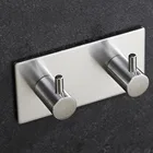 Настенный крючок ZUNTO 304 из нержавеющей стали, вешалка для пальто, вешалка для ванной и кухни, держатель для ключей, крючок для полотенец и одежды без сверления, 2019