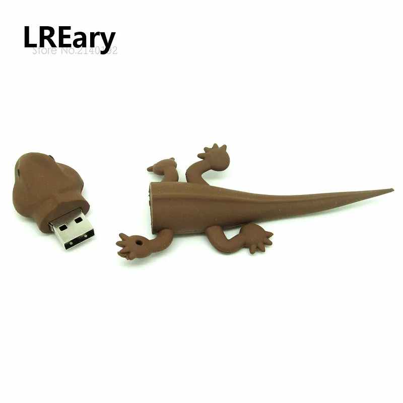 Lizard/хамелеон флэш накопитель usb карта памяти pendrive подарок 4 ГБ 8 16 32 мультяшный Gecko
