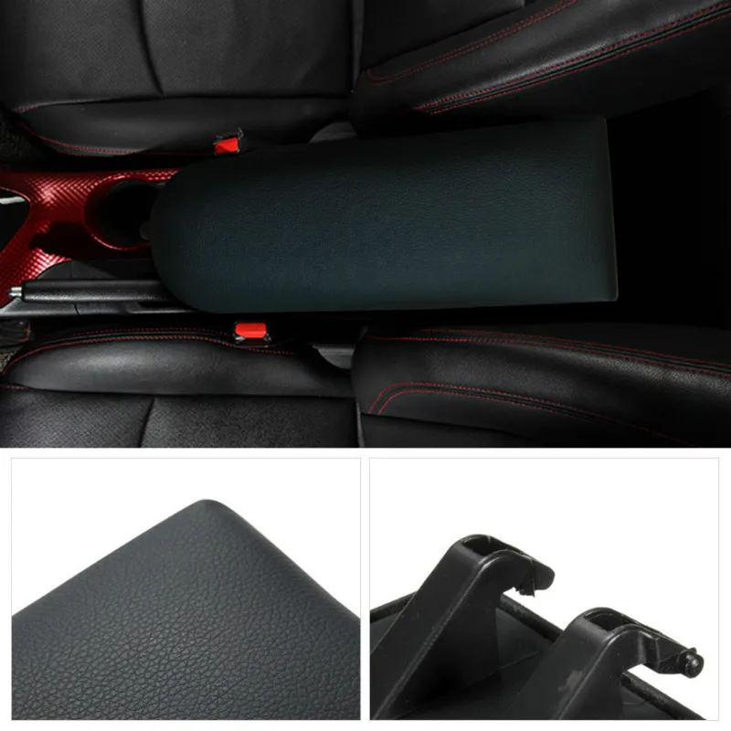 Крышка подлокотника для Volkswagen VW GOLF MK4 BORA BEETLE PASSAT B5 Polo 6R Jetta Skoda OCTAVIA Lavida из искусственной кожи с центральной консолью