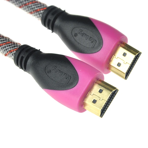 Новейший высокоскоростной 3 м/10 футов позолоченный HDMI-совместимый удлинитель