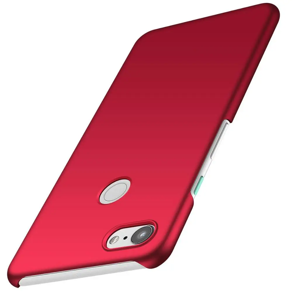 Red Nicodd чехол для Google Pixel 3XL 3 2 полное покрытие Роскошный Матовый Жесткий пластик PC чехол для сотового телефона для Google Pixel 2XL XL 2 3 сумки - Цвет: Red