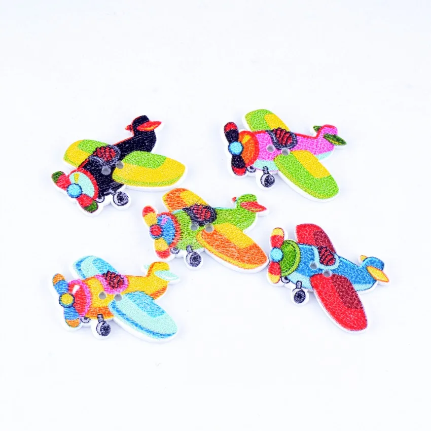 Бесплатная доставка 50 шт Случайных Смешанных 2 отверстия для транспортировки