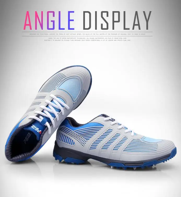 PGM golf shoes men waterproof anti-skid patent sneakers | Спорт и развлечения